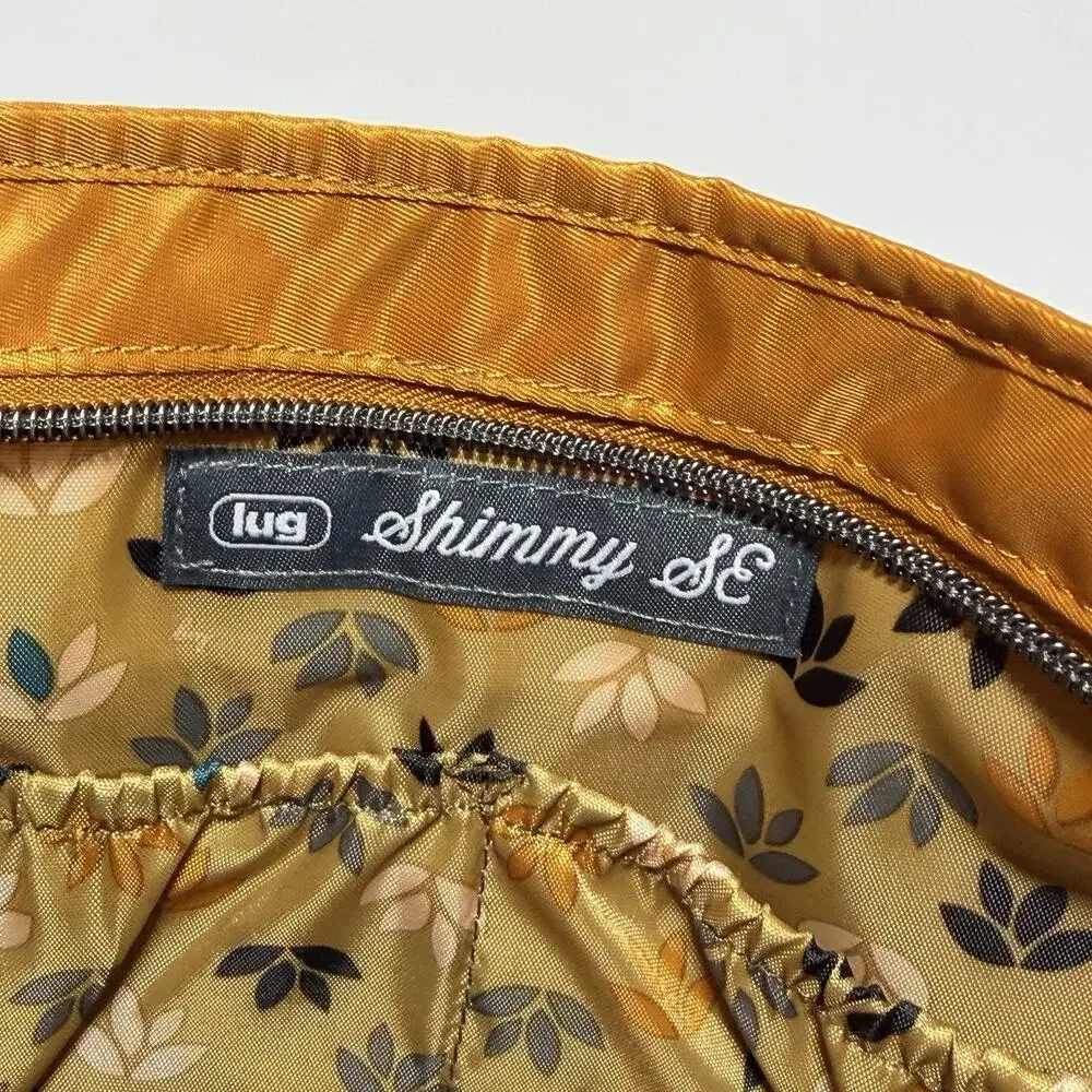 Lug Shimmy SE RFID Crossbody Bag Purse Amber Yellow Gold Mustard 10